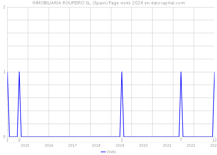 INMOBILIARIA ROUPEIRO SL. (Spain) Page visits 2024 