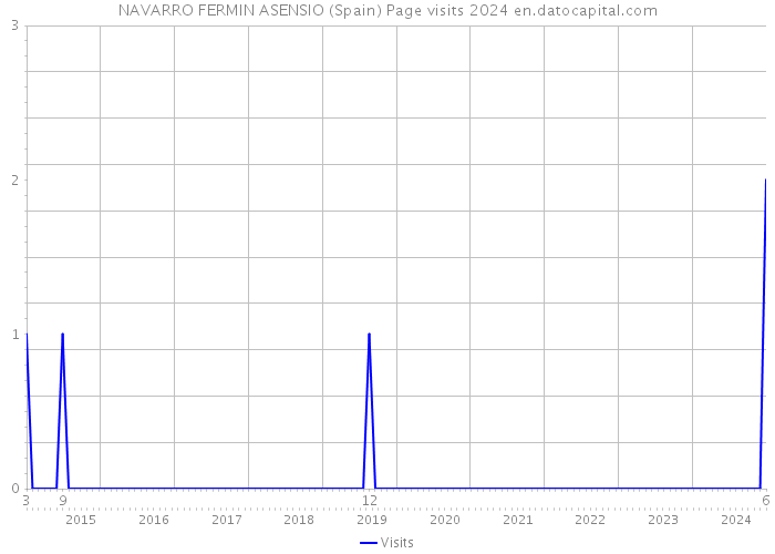 NAVARRO FERMIN ASENSIO (Spain) Page visits 2024 