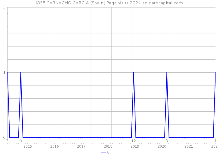 JOSE GARNACHO GARCIA (Spain) Page visits 2024 