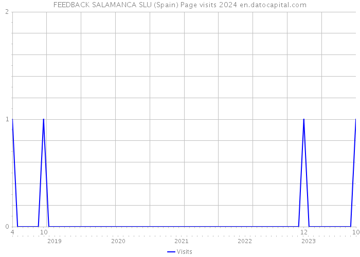 FEEDBACK SALAMANCA SLU (Spain) Page visits 2024 