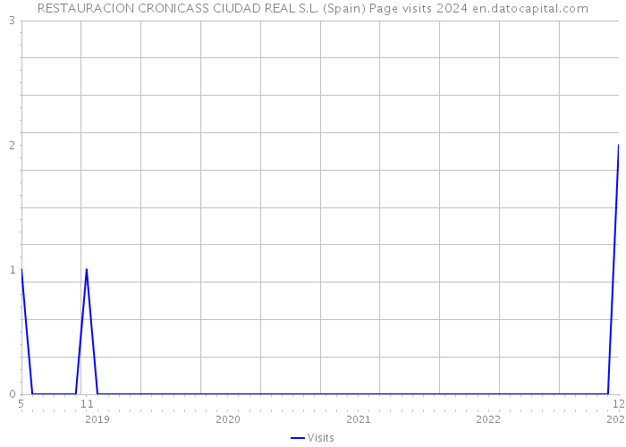 RESTAURACION CRONICASS CIUDAD REAL S.L. (Spain) Page visits 2024 