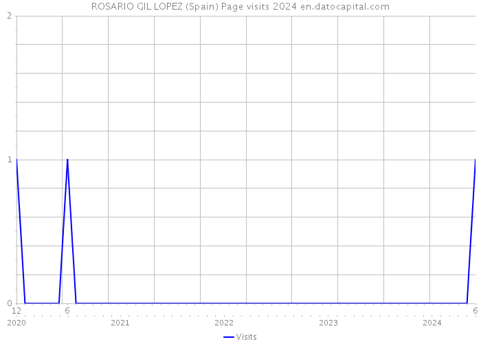 ROSARIO GIL LOPEZ (Spain) Page visits 2024 