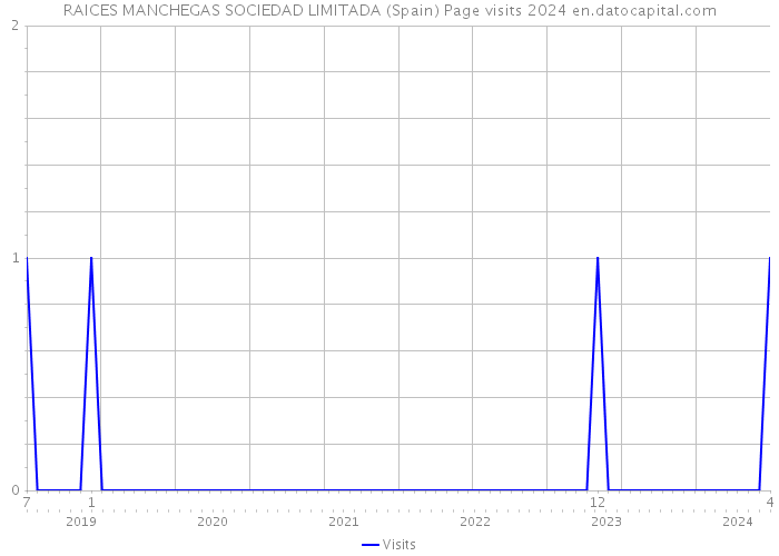 RAICES MANCHEGAS SOCIEDAD LIMITADA (Spain) Page visits 2024 