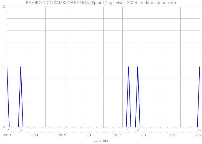 RAMIRO VIGO SAMBADE RAMON (Spain) Page visits 2024 