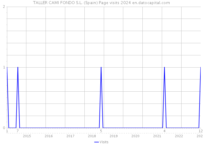 TALLER CAMI FONDO S.L. (Spain) Page visits 2024 