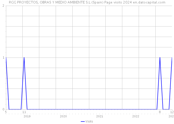 RGG PROYECTOS, OBRAS Y MEDIO AMBIENTE S.L (Spain) Page visits 2024 