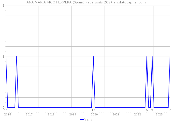 ANA MARIA VICO HERRERA (Spain) Page visits 2024 
