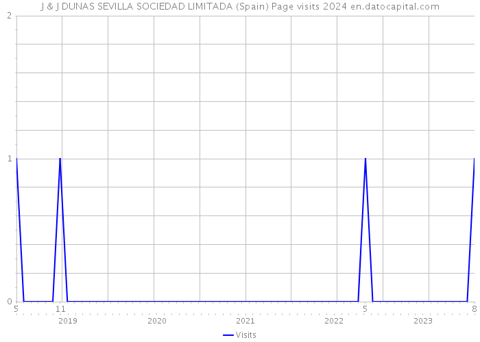 J & J DUNAS SEVILLA SOCIEDAD LIMITADA (Spain) Page visits 2024 