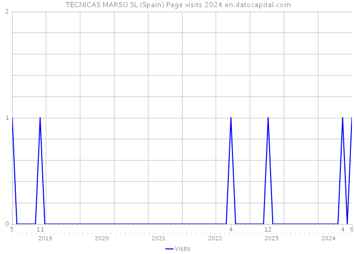 TECNICAS MARSO SL (Spain) Page visits 2024 