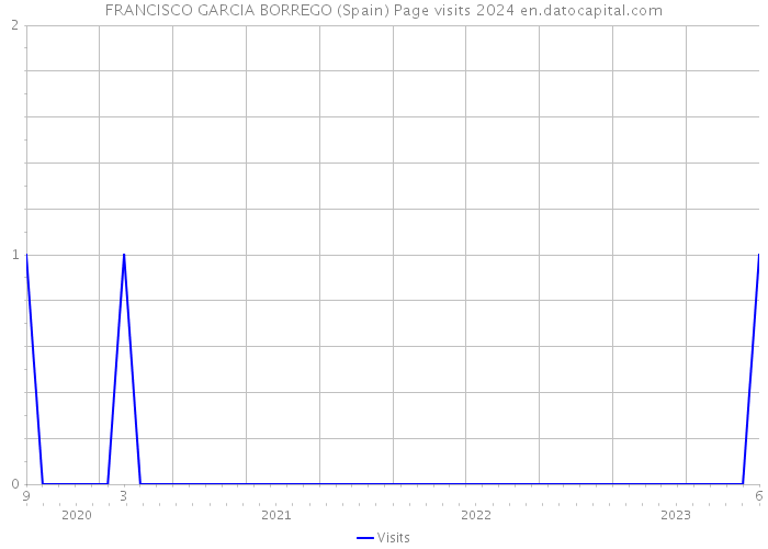 FRANCISCO GARCIA BORREGO (Spain) Page visits 2024 