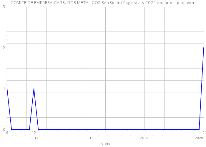 COMITE DE EMPRESA CARBUROS METALICOS SA (Spain) Page visits 2024 