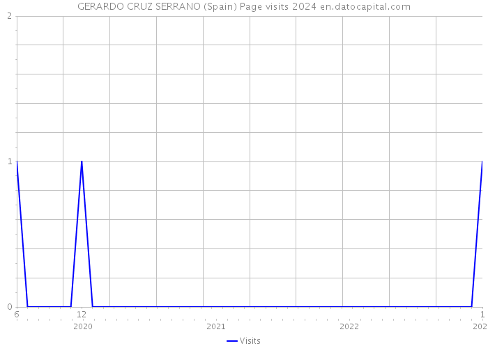 GERARDO CRUZ SERRANO (Spain) Page visits 2024 
