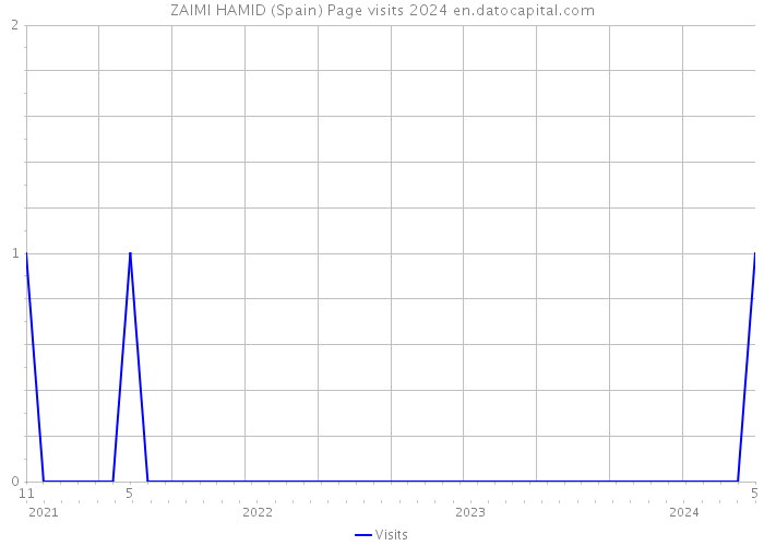 ZAIMI HAMID (Spain) Page visits 2024 