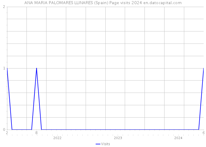 ANA MARIA PALOMARES LLINARES (Spain) Page visits 2024 