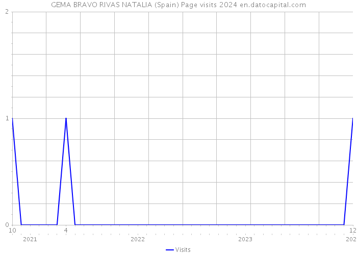 GEMA BRAVO RIVAS NATALIA (Spain) Page visits 2024 