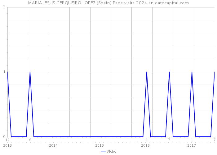 MARIA JESUS CERQUEIRO LOPEZ (Spain) Page visits 2024 