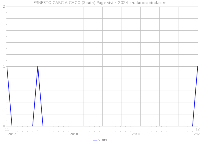 ERNESTO GARCIA GAGO (Spain) Page visits 2024 