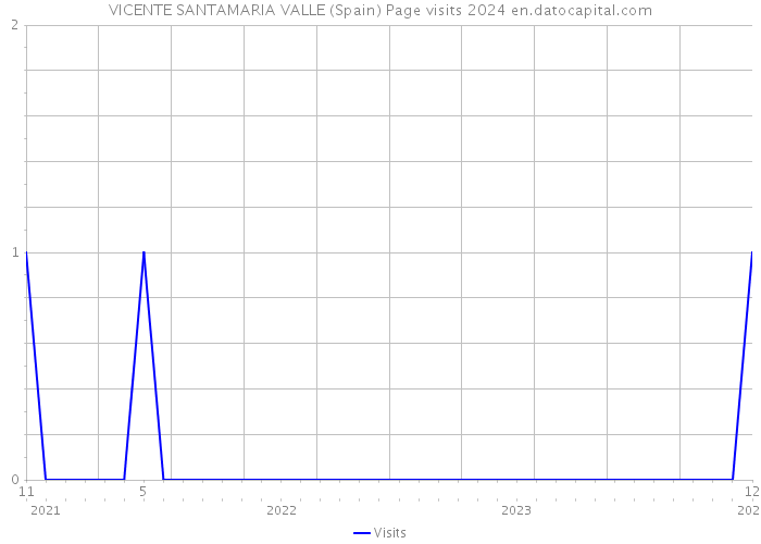 VICENTE SANTAMARIA VALLE (Spain) Page visits 2024 