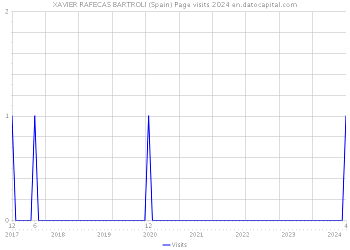 XAVIER RAFECAS BARTROLI (Spain) Page visits 2024 