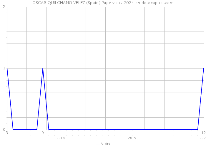 OSCAR QUILCHANO VELEZ (Spain) Page visits 2024 