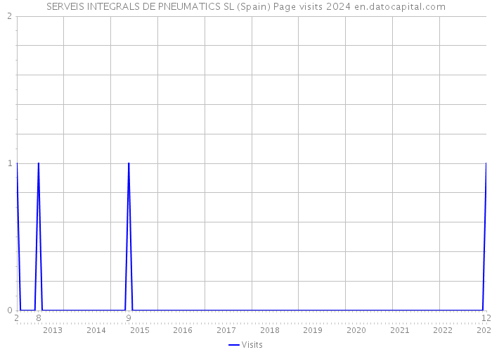 SERVEIS INTEGRALS DE PNEUMATICS SL (Spain) Page visits 2024 