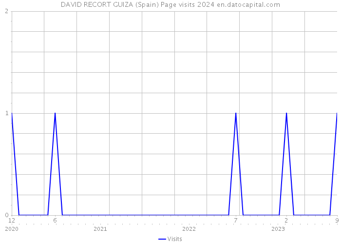 DAVID RECORT GUIZA (Spain) Page visits 2024 