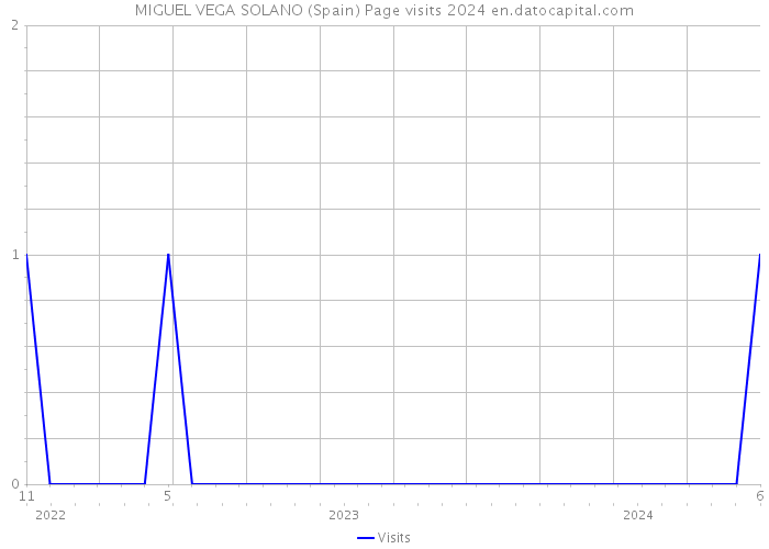 MIGUEL VEGA SOLANO (Spain) Page visits 2024 