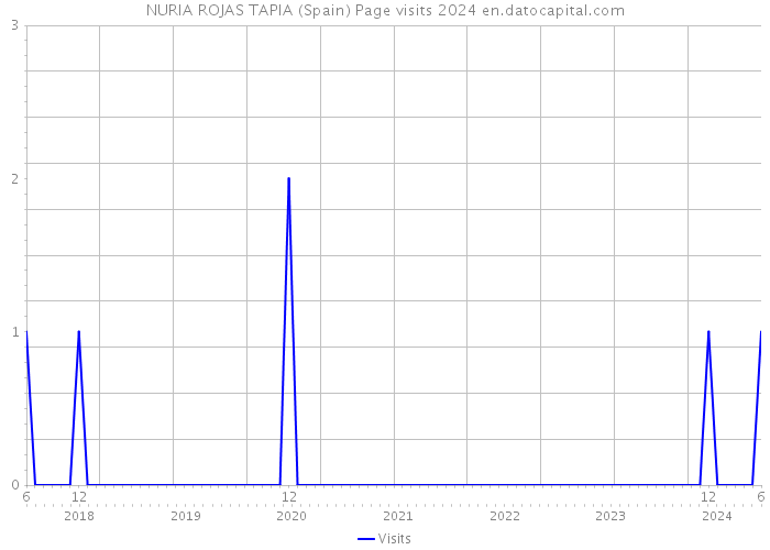 NURIA ROJAS TAPIA (Spain) Page visits 2024 