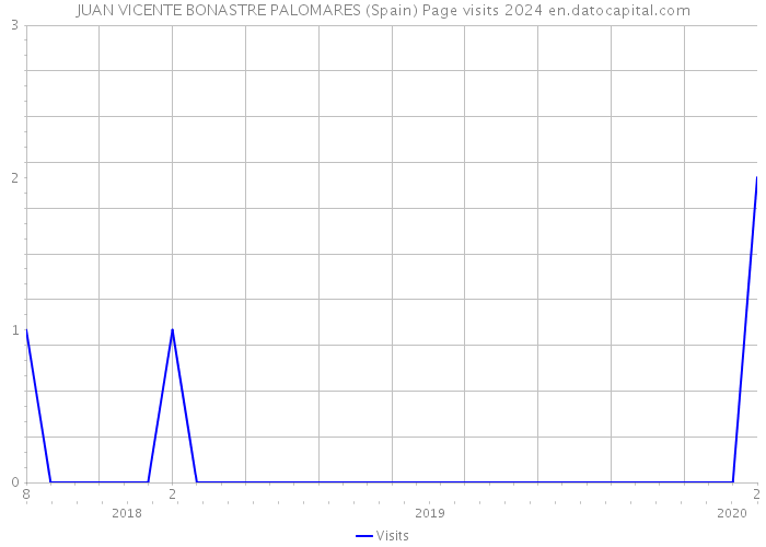 JUAN VICENTE BONASTRE PALOMARES (Spain) Page visits 2024 