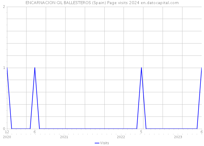 ENCARNACION GIL BALLESTEROS (Spain) Page visits 2024 