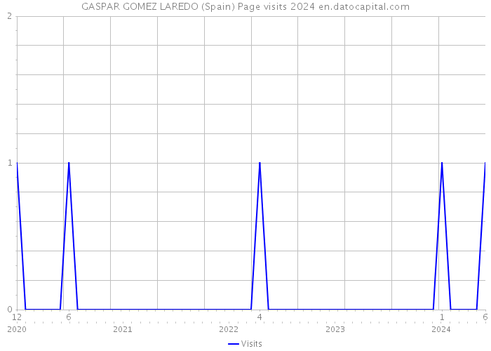 GASPAR GOMEZ LAREDO (Spain) Page visits 2024 