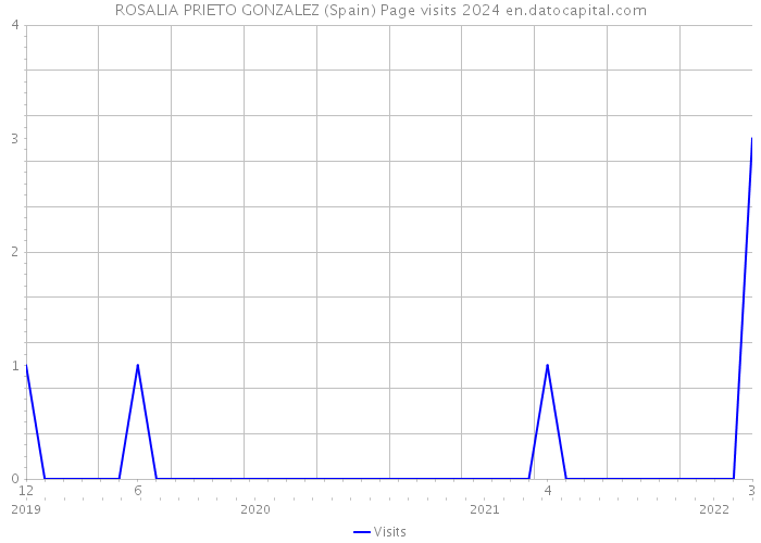 ROSALIA PRIETO GONZALEZ (Spain) Page visits 2024 