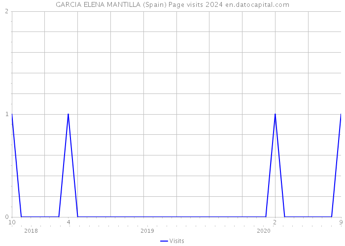 GARCIA ELENA MANTILLA (Spain) Page visits 2024 