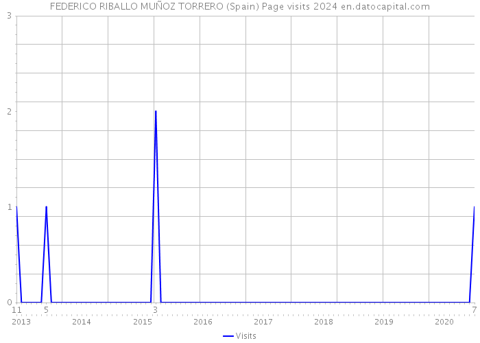 FEDERICO RIBALLO MUÑOZ TORRERO (Spain) Page visits 2024 