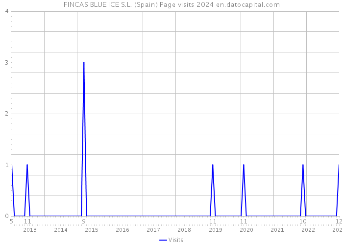 FINCAS BLUE ICE S.L. (Spain) Page visits 2024 