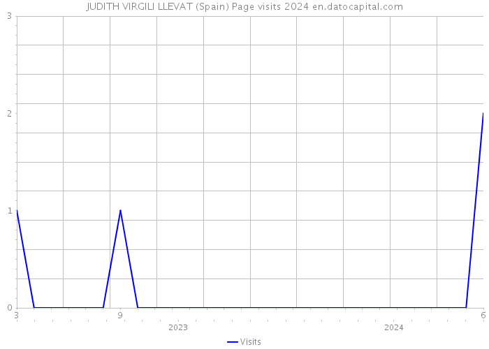 JUDITH VIRGILI LLEVAT (Spain) Page visits 2024 