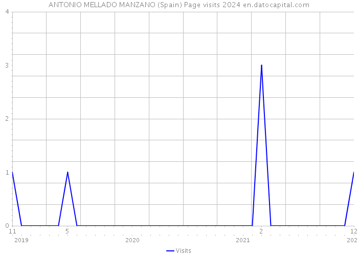 ANTONIO MELLADO MANZANO (Spain) Page visits 2024 