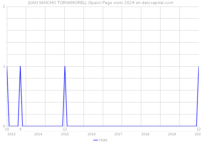 JUAN SANCHO TORNAMORELL (Spain) Page visits 2024 