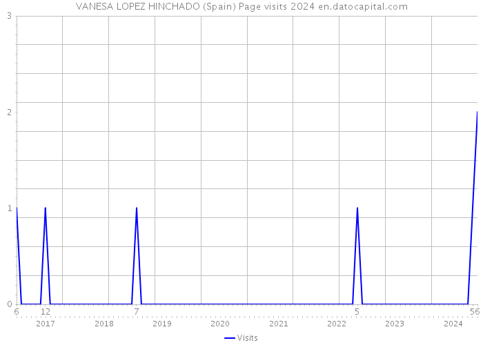 VANESA LOPEZ HINCHADO (Spain) Page visits 2024 