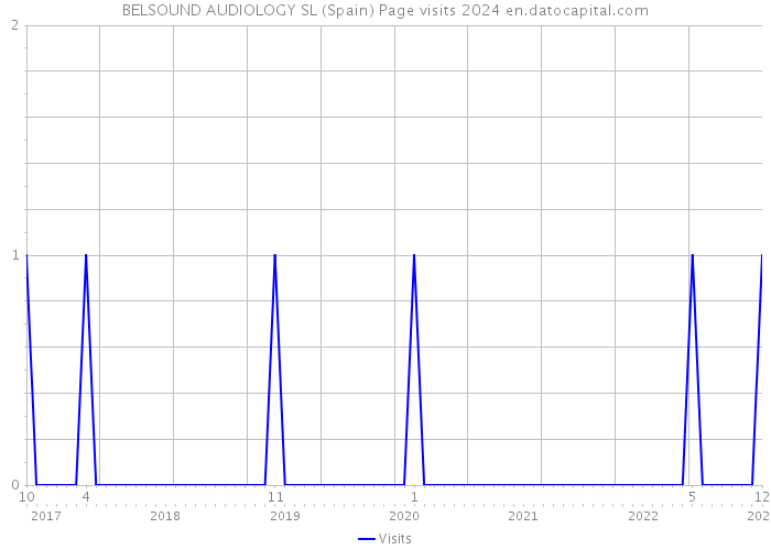 BELSOUND AUDIOLOGY SL (Spain) Page visits 2024 