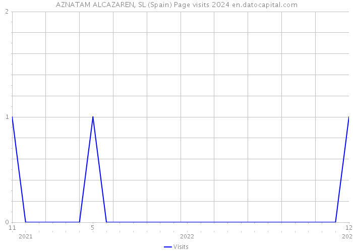 AZNATAM ALCAZAREN, SL (Spain) Page visits 2024 