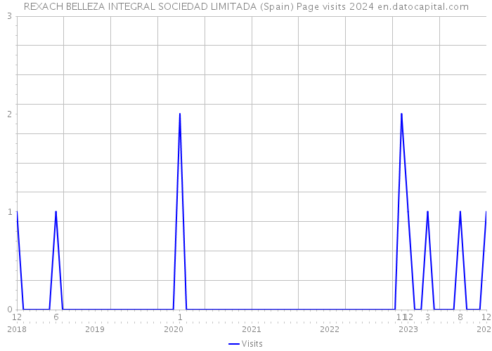 REXACH BELLEZA INTEGRAL SOCIEDAD LIMITADA (Spain) Page visits 2024 