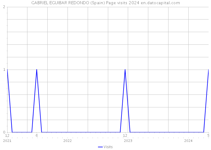 GABRIEL EGUIBAR REDONDO (Spain) Page visits 2024 