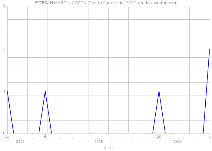 ESTEBAN MARTIN COSTA (Spain) Page visits 2024 