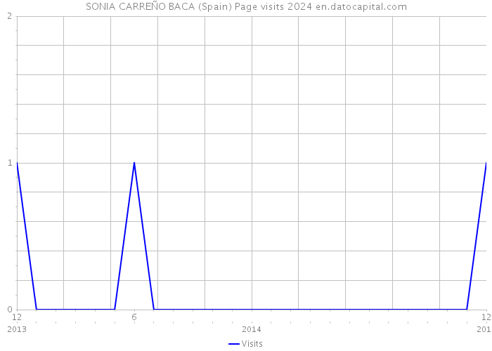 SONIA CARREÑO BACA (Spain) Page visits 2024 