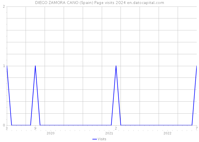 DIEGO ZAMORA CANO (Spain) Page visits 2024 