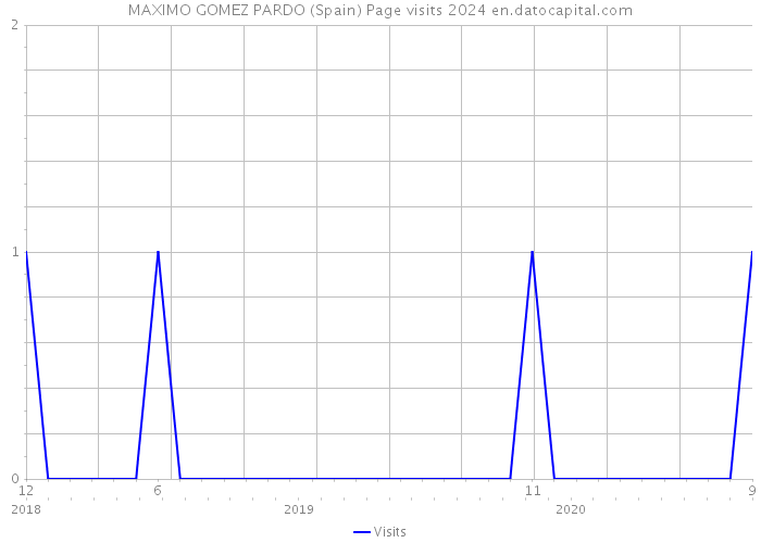 MAXIMO GOMEZ PARDO (Spain) Page visits 2024 