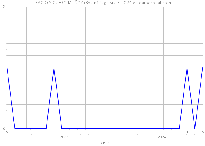ISACIO SIGUERO MUÑOZ (Spain) Page visits 2024 