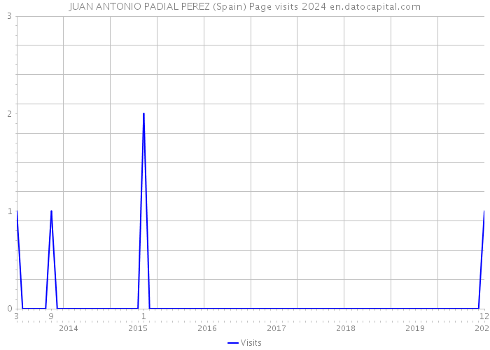 JUAN ANTONIO PADIAL PEREZ (Spain) Page visits 2024 