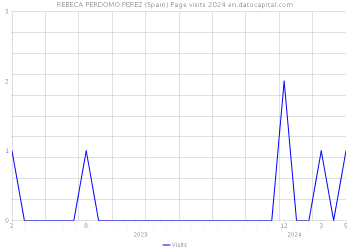 REBECA PERDOMO PEREZ (Spain) Page visits 2024 